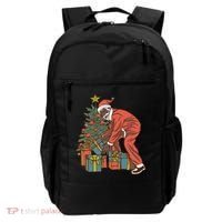 Black Santa Claus Funny Christmas Gift Backpack thumb 0