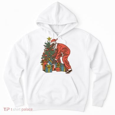 Black Santa Claus Funny Christmas Gift Hoodie