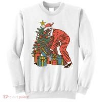 Black Santa Claus Funny Christmas Gift Sweatshirt thumb 0