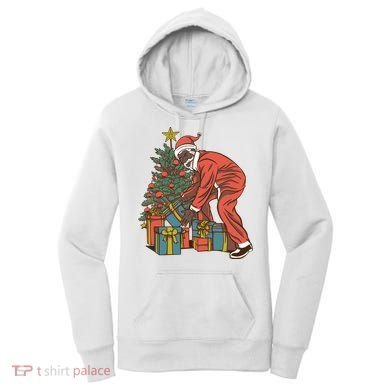 Black Santa Claus Funny Christmas Gift Women's Hoodie