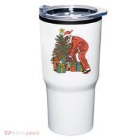 Black Santa Claus Funny Christmas Gift Tumbler thumb 0