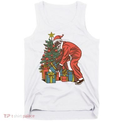 Black Santa Claus Funny Christmas Gift Tank Top