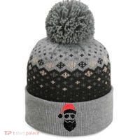 Bearded Santa Claus Hipster The Baniff Cuffed Pom Beanie thumb 0