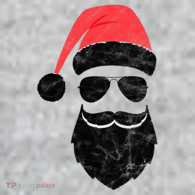 Bearded Santa Claus Hipster The Baniff Cuffed Pom Beanie