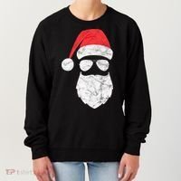 Bearded Santa Claus Hipster Women's Sweatshirt thumb 0