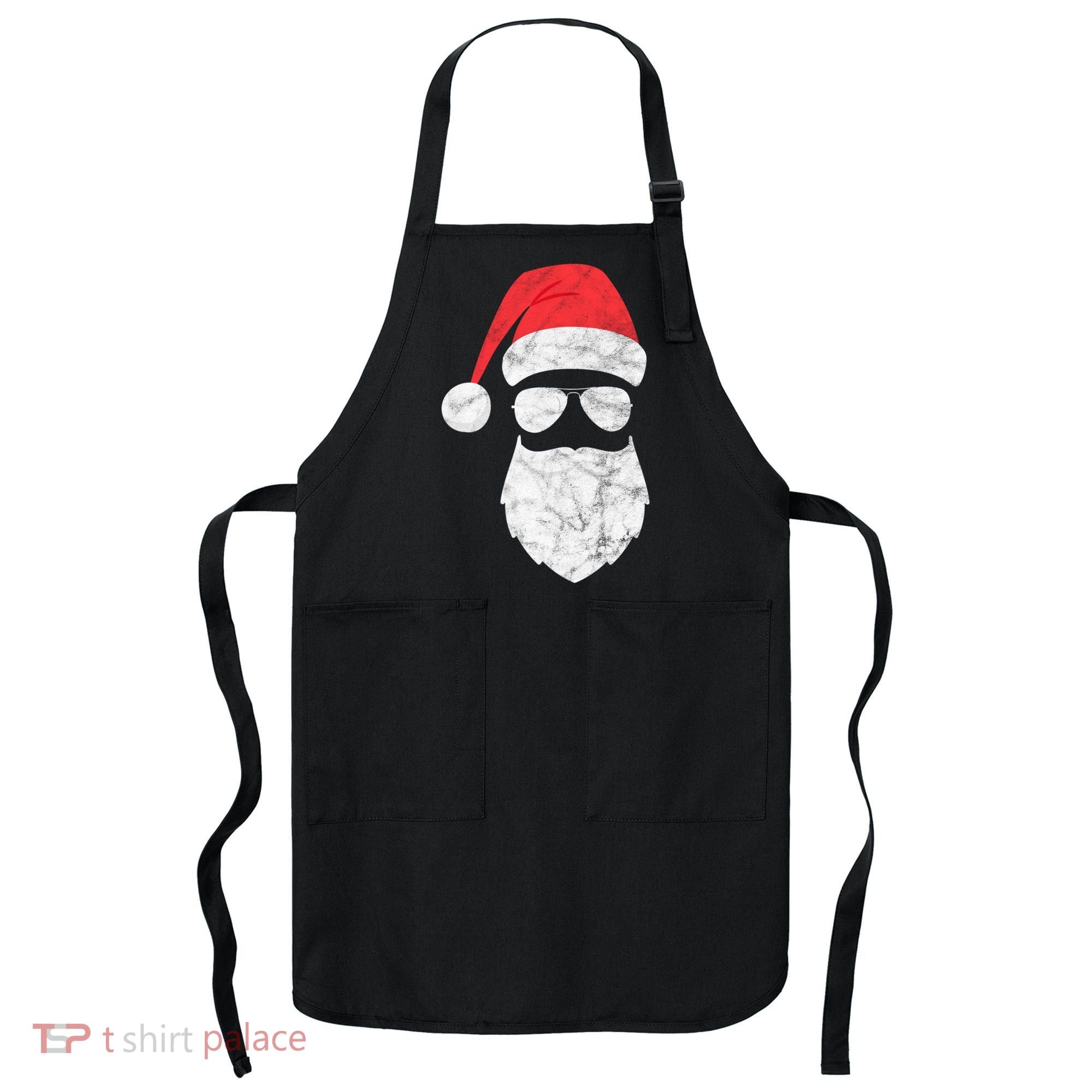 Bearded Santa Claus Hipster Apron