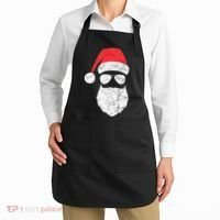 Bearded Santa Claus Hipster Apron thumb 2