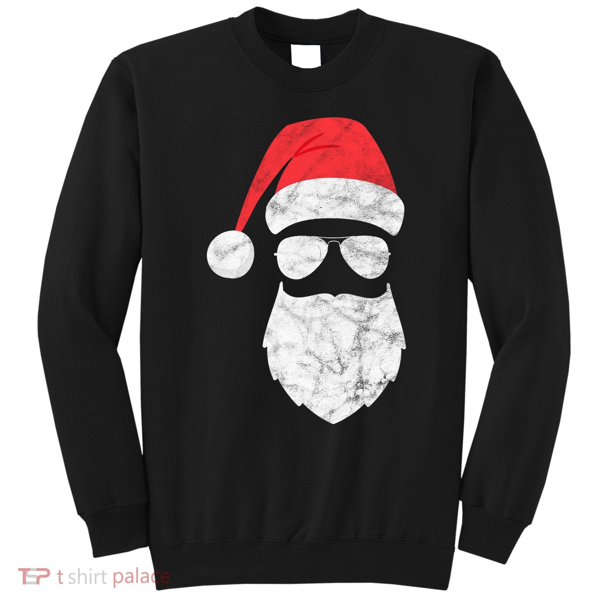 Bearded Santa Claus Hipster Sweatshirt