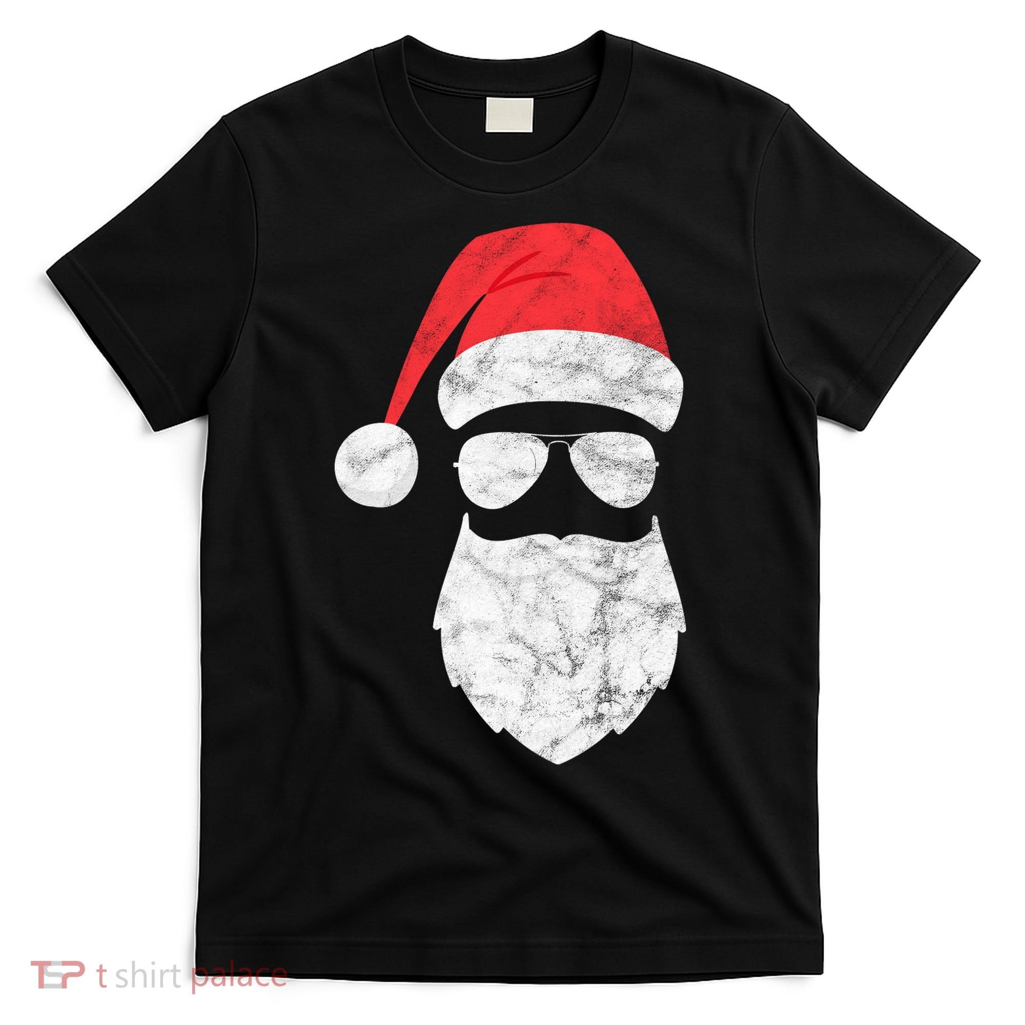 Bearded Santa Claus Hipster T-Shirt