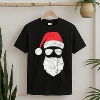 Bearded Santa Claus Hipster T-Shirt thumb 2