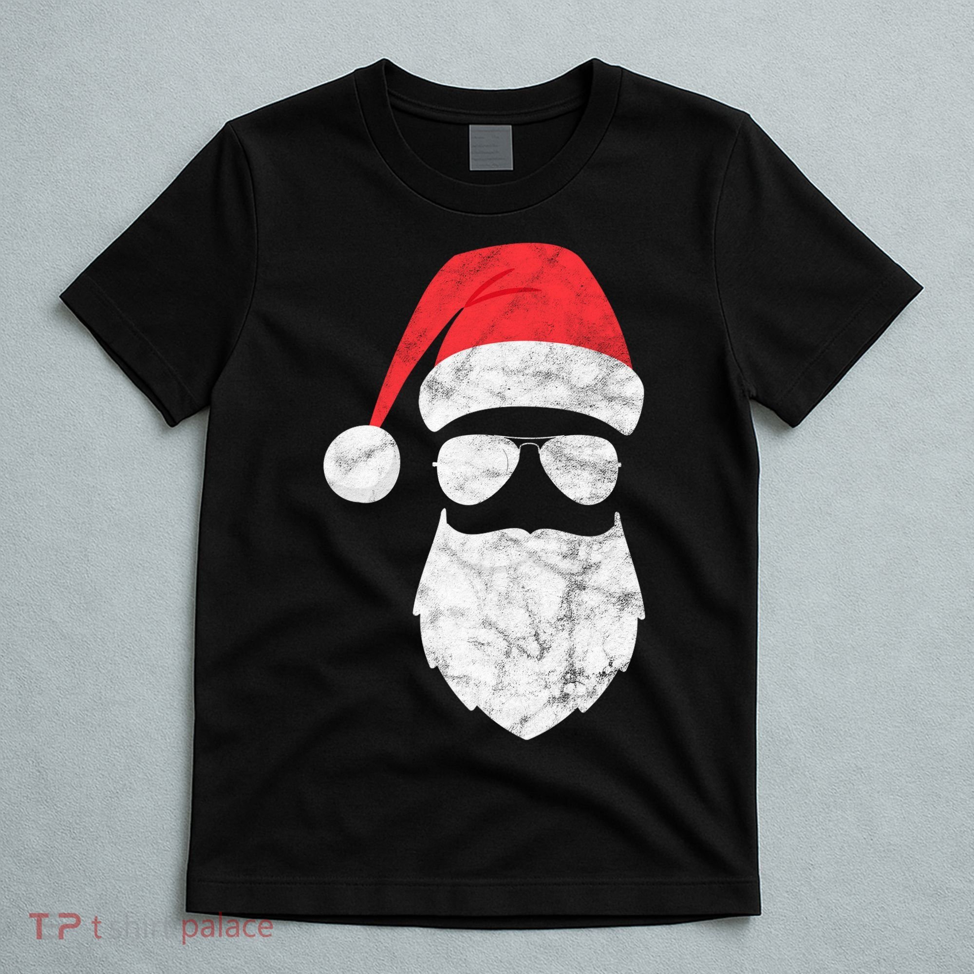 Bearded Santa Claus Hipster T-Shirt