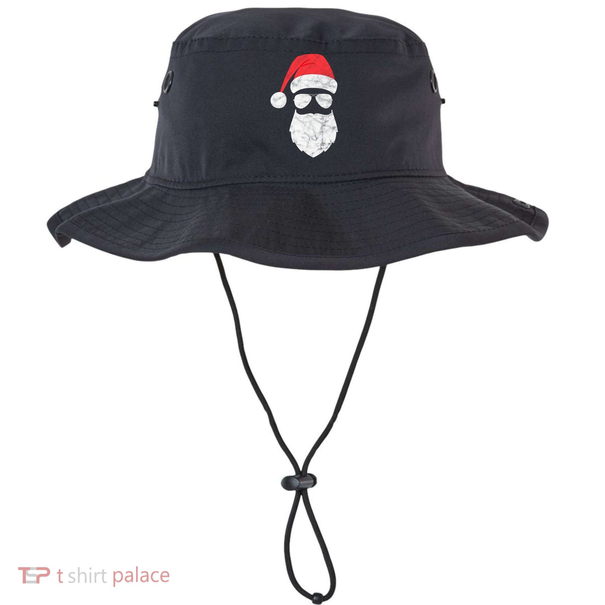 Bearded Santa Claus Hipster Bucket Hat