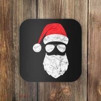 Bearded Santa Claus Hipster Coaster thumb 0