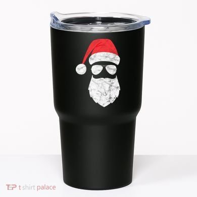 Bearded Santa Claus Hipster Tumbler