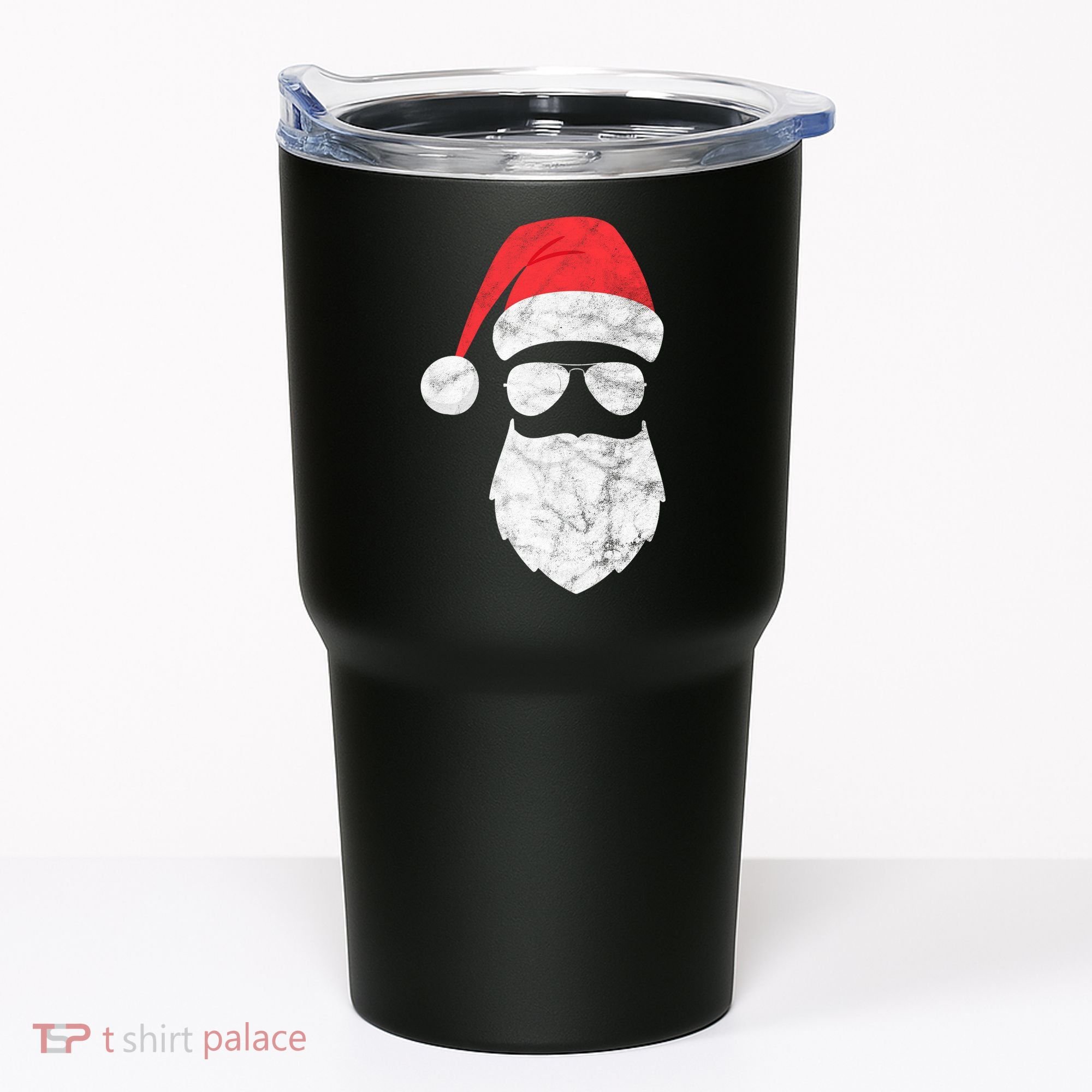 Bearded Santa Claus Hipster Tumbler