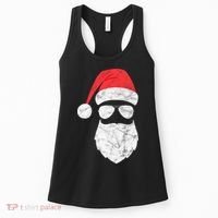 Bearded Santa Claus Hipster Women's Tank Top thumb 0