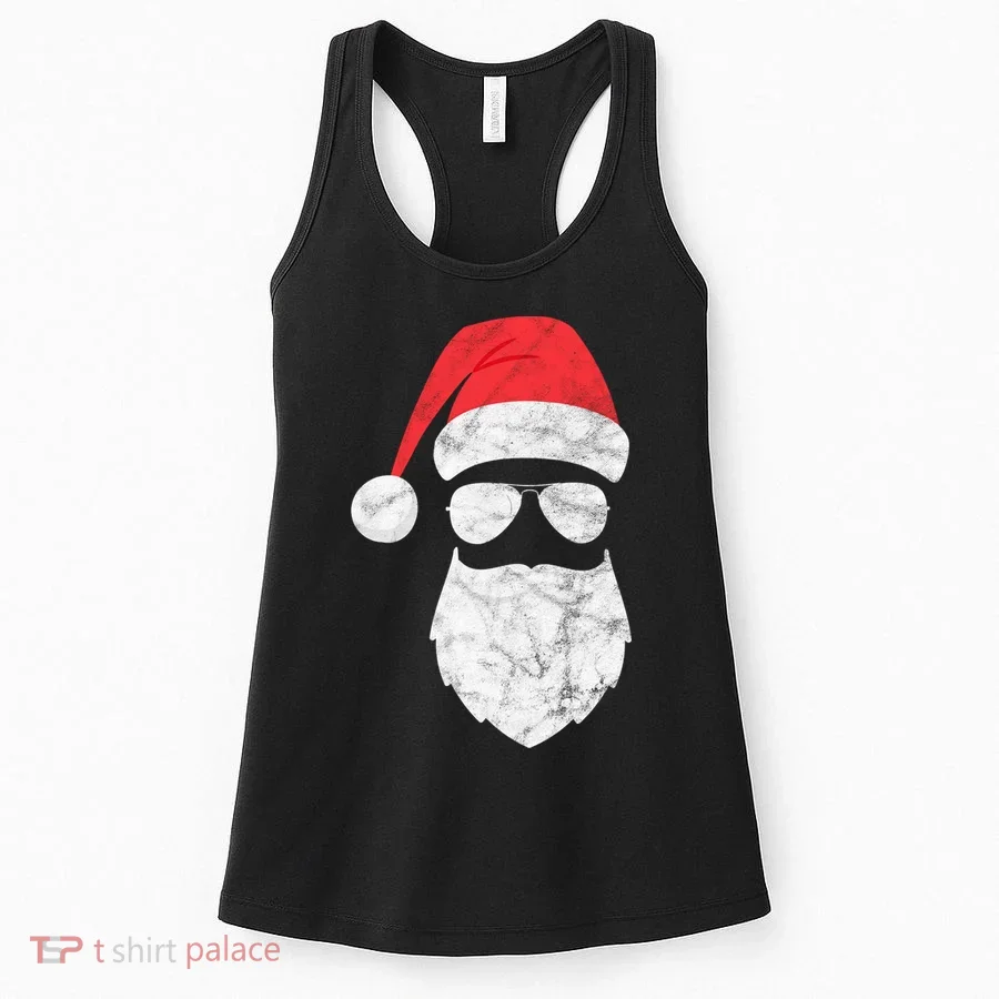 Bearded Santa Claus Hipster Women's Tank Top