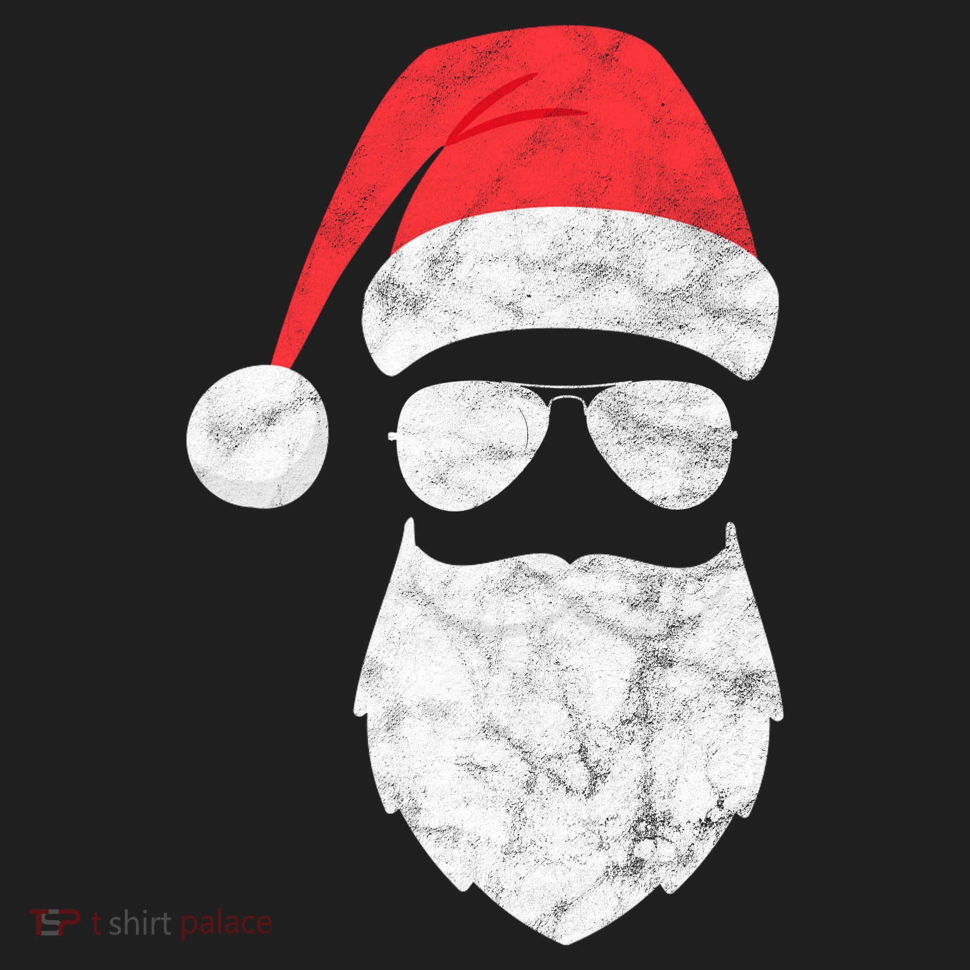 Bearded Santa Claus Hipster Hat
