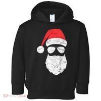 Bearded Santa Claus Hipster Toddler Hoodie thumb 0