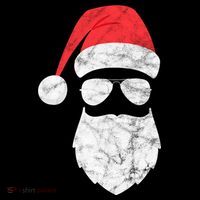 Bearded Santa Claus Hipster Kids Long Sleeve Shirt thumb 2