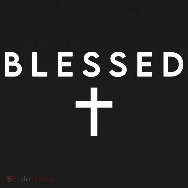 Blessed Simple Cross Doggie Tank