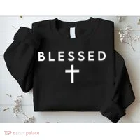 Blessed Simple Cross Sweatshirt thumb 2