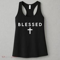 Blessed Simple Cross Women's Tank Top thumb 3