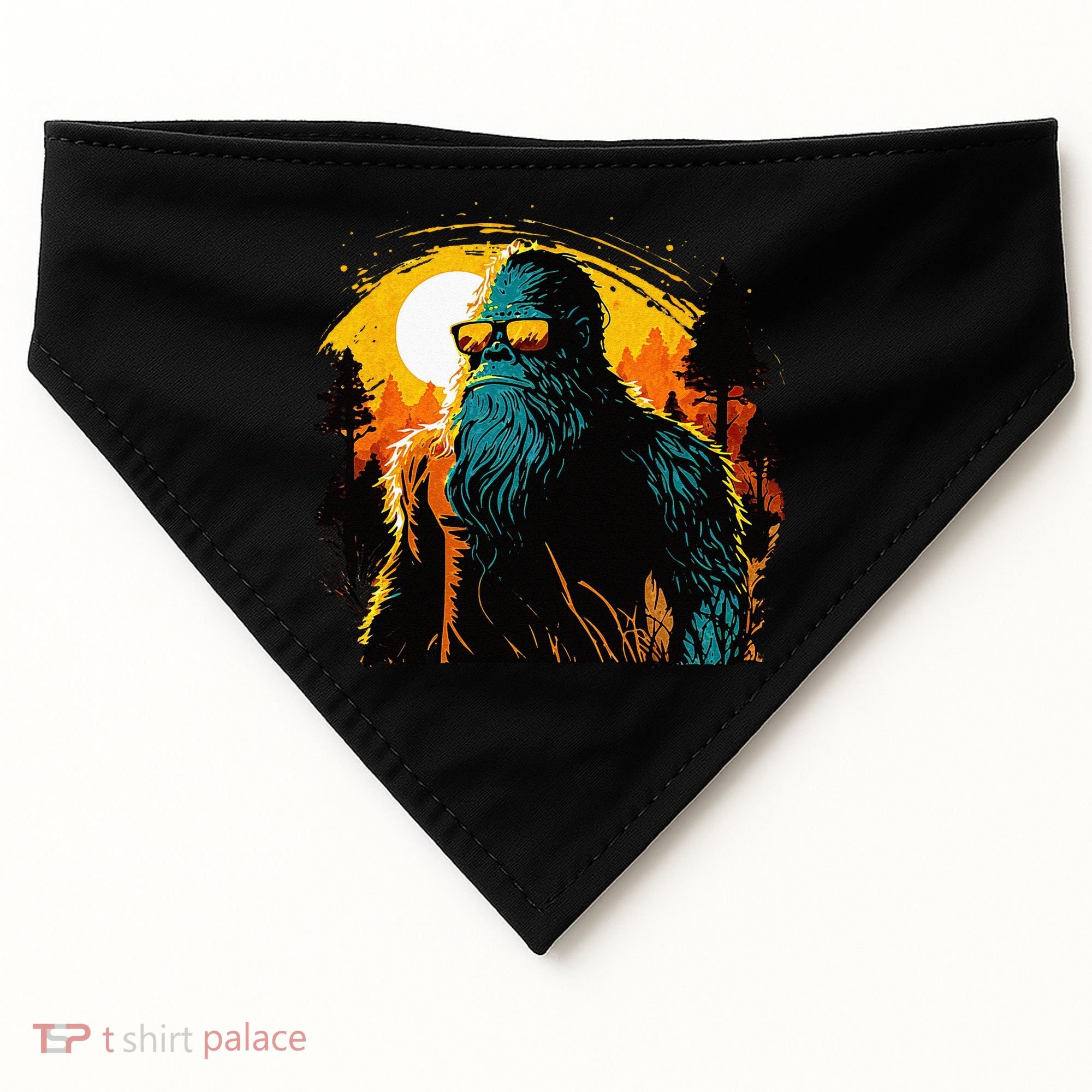 Bigfoot Sasquatch Cool Yeti USA-Made Doggie Bandana