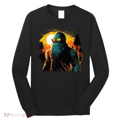 Bigfoot Sasquatch Cool Yeti Long Sleeve Shirt