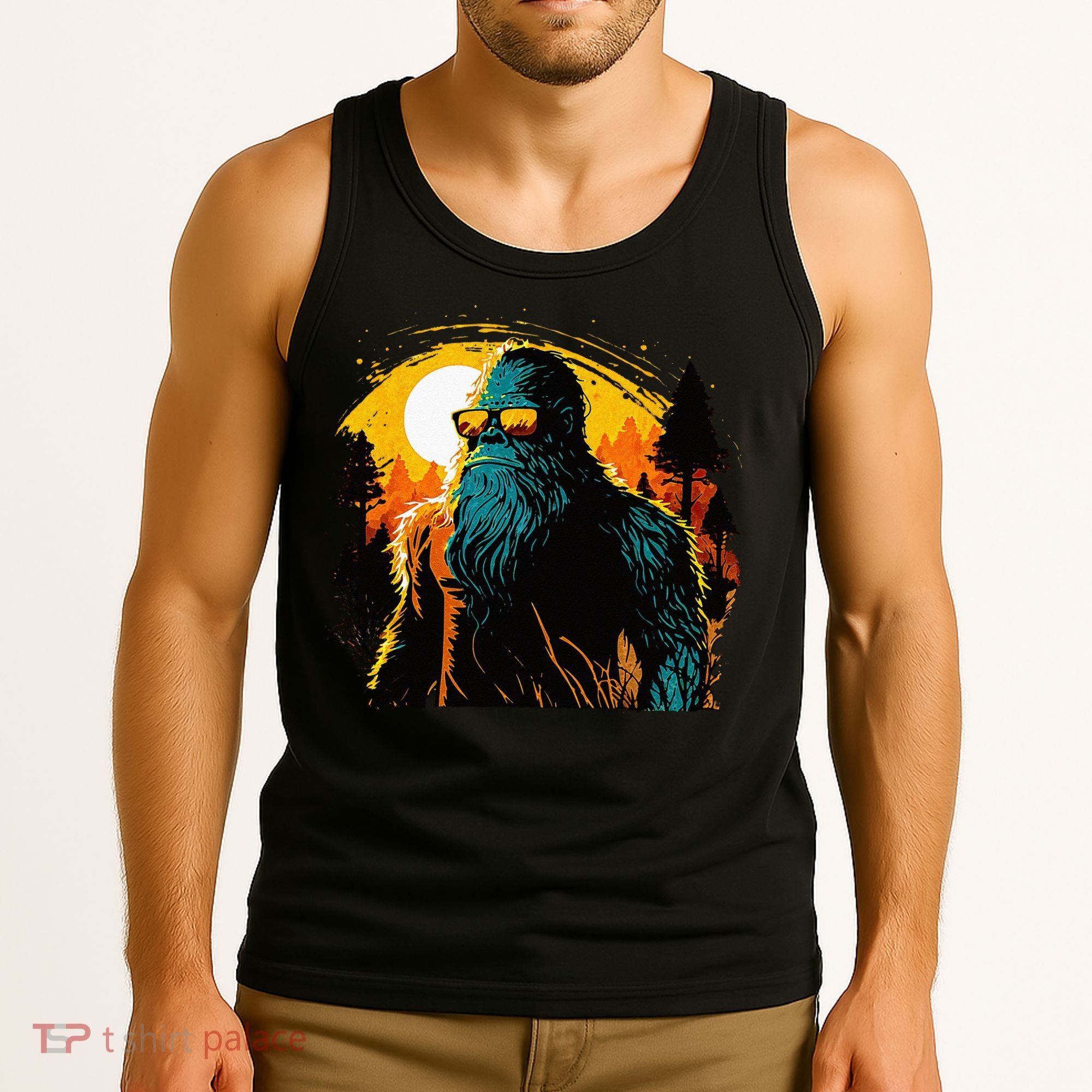 Bigfoot Sasquatch Cool Yeti Tank Top