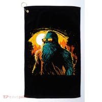 Bigfoot Sasquatch Cool Yeti Golf Towel thumb 0