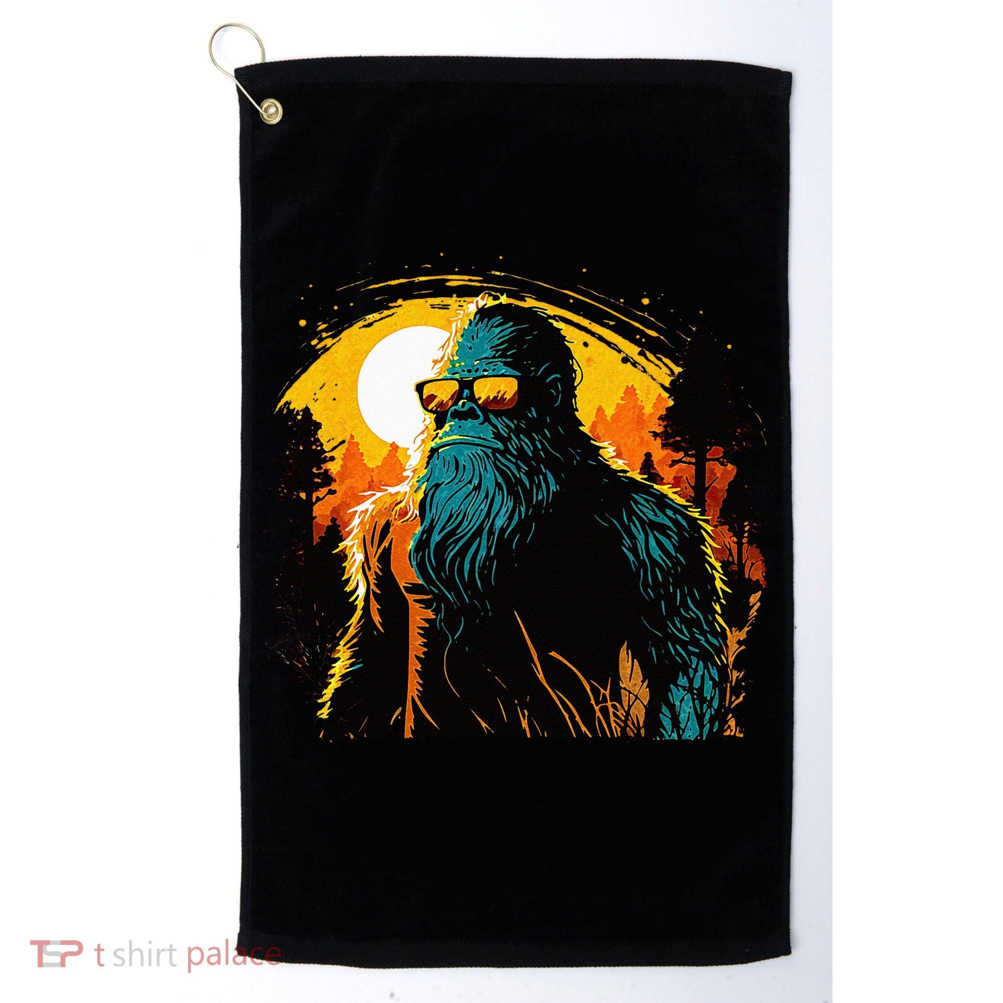 Bigfoot Sasquatch Cool Yeti Golf Towel