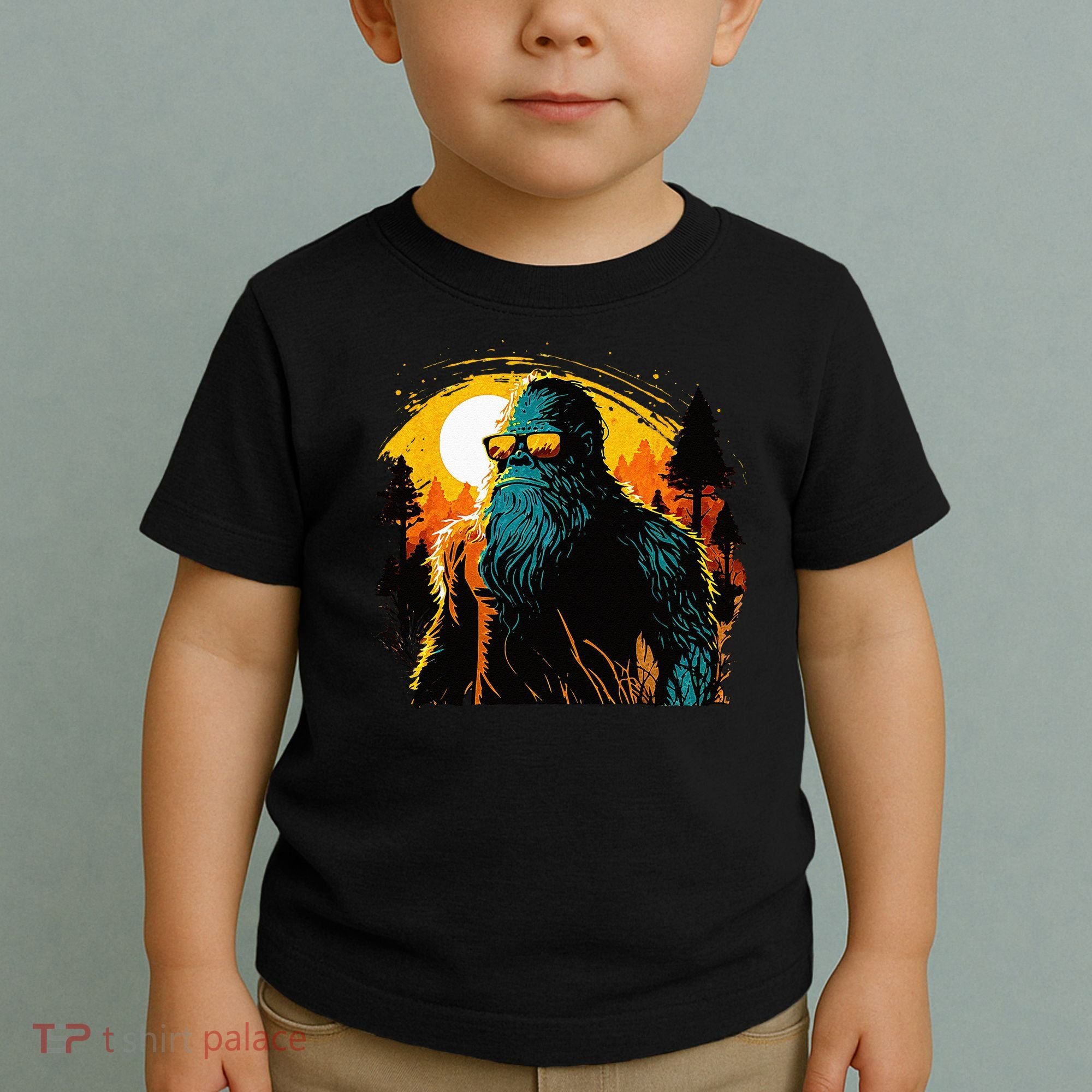 Bigfoot Sasquatch Cool Yeti Toddler T-Shirt