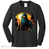 Bigfoot Sasquatch Cool Yeti Kids Long Sleeve Shirt thumb 0
