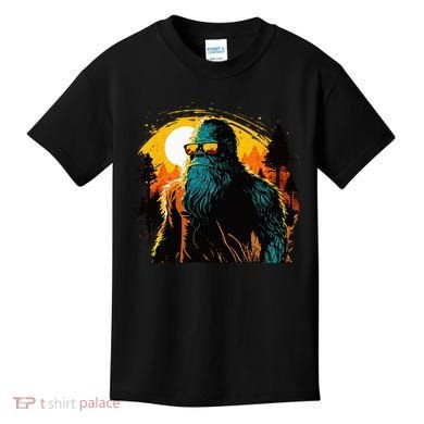Bigfoot Sasquatch Cool Yeti Kids T-Shirt