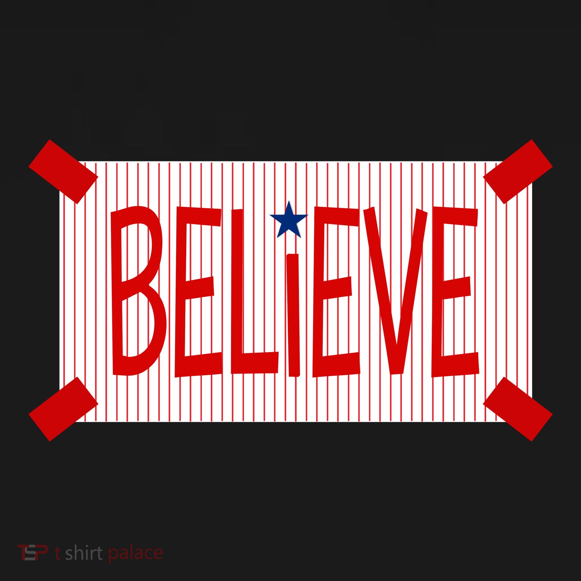 Believe Philadelphia Baseball Fan Coaster