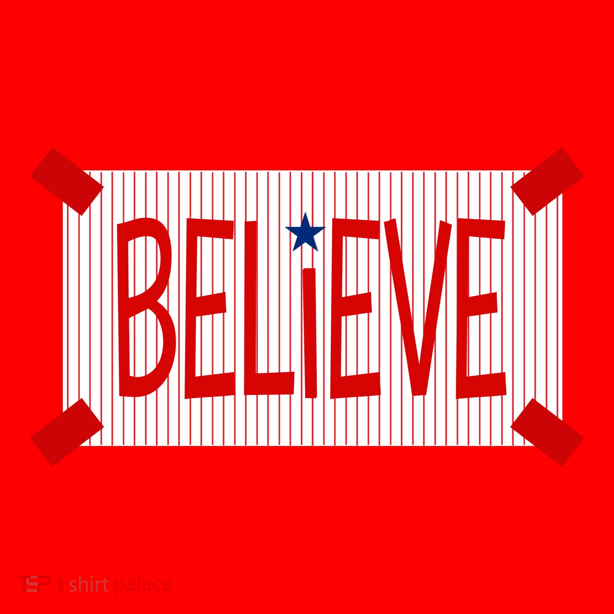 Believe Philadelphia Baseball Fan Santa Hat