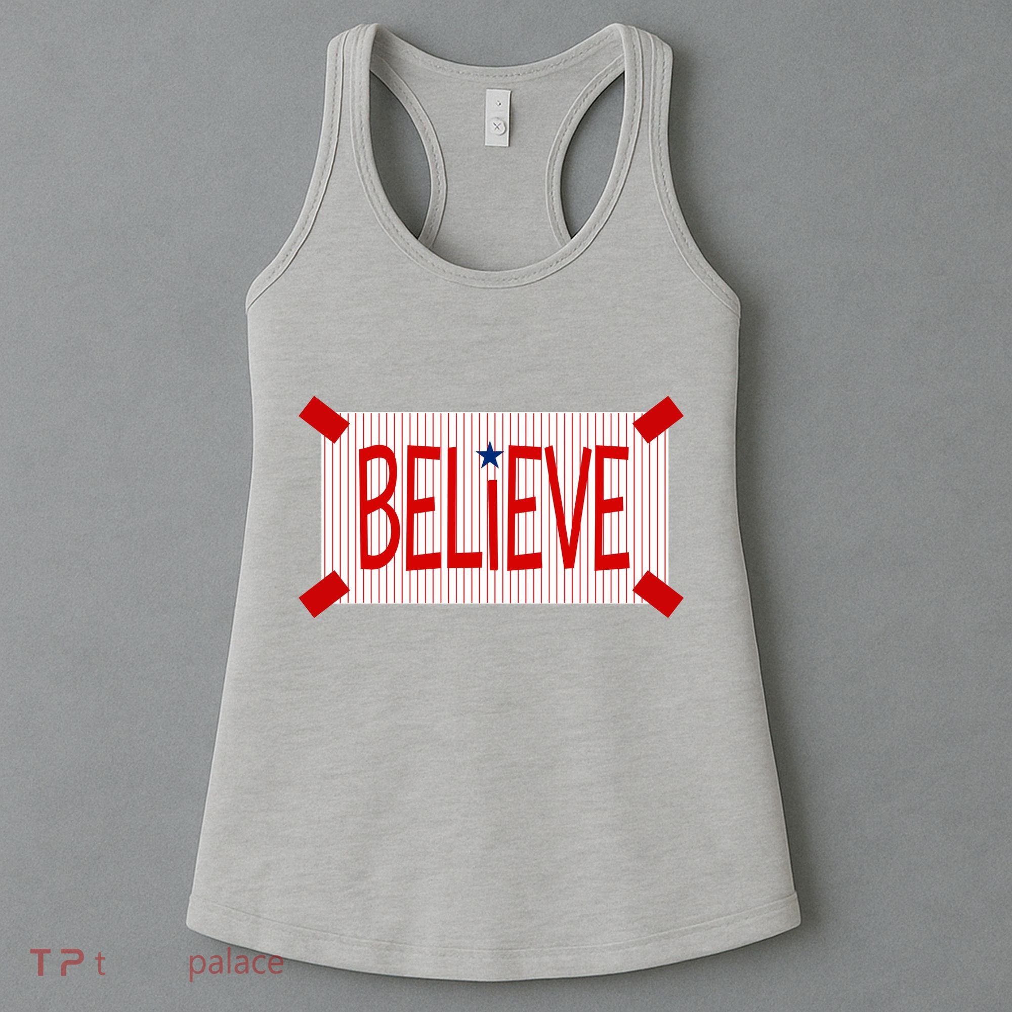 Believe Philadelphia Baseball Fan Women's Tank Top