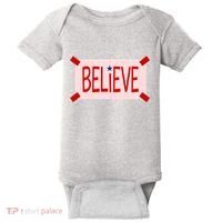 Believe Philadelphia Baseball Fan Baby Bodysuit thumb 0