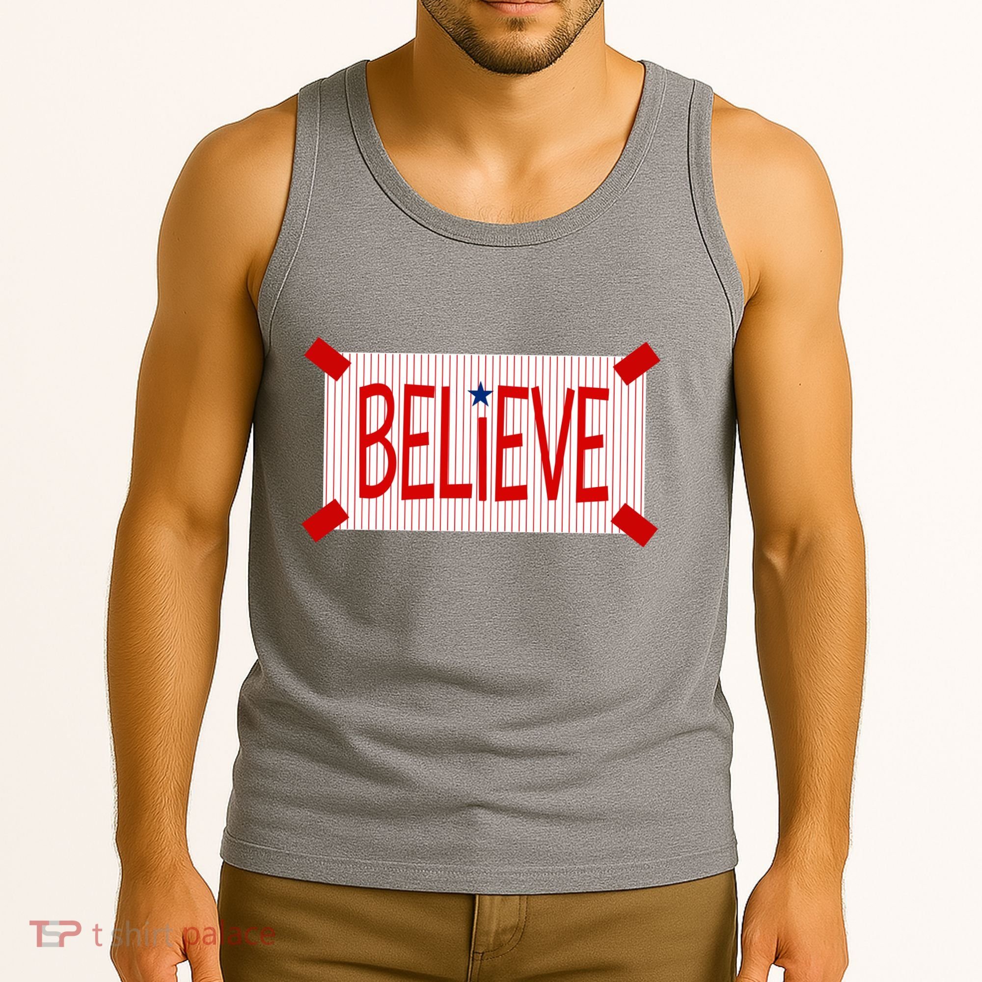 Believe Philadelphia Baseball Fan Tank Top