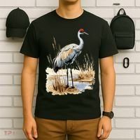 birding sandhill crane nebraska Sandhill cranes T-Shirt thumb 6