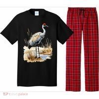 birding sandhill crane nebraska Sandhill cranes Pajama Set thumb 0