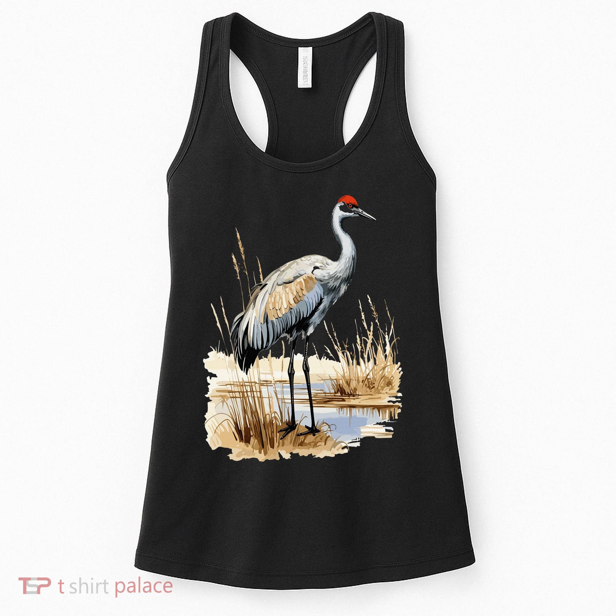 birding sandhill crane nebraska Sandhill cranes Women's Tank Top