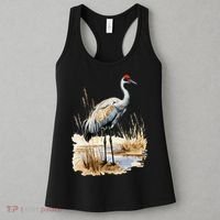 birding sandhill crane nebraska Sandhill cranes Women's Tank Top thumb 3