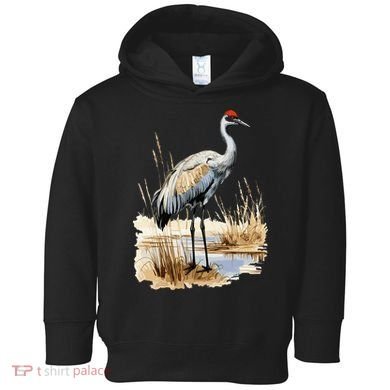 birding sandhill crane nebraska Sandhill cranes Toddler Hoodie