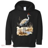 birding sandhill crane nebraska Sandhill cranes Toddler Hoodie thumb 0
