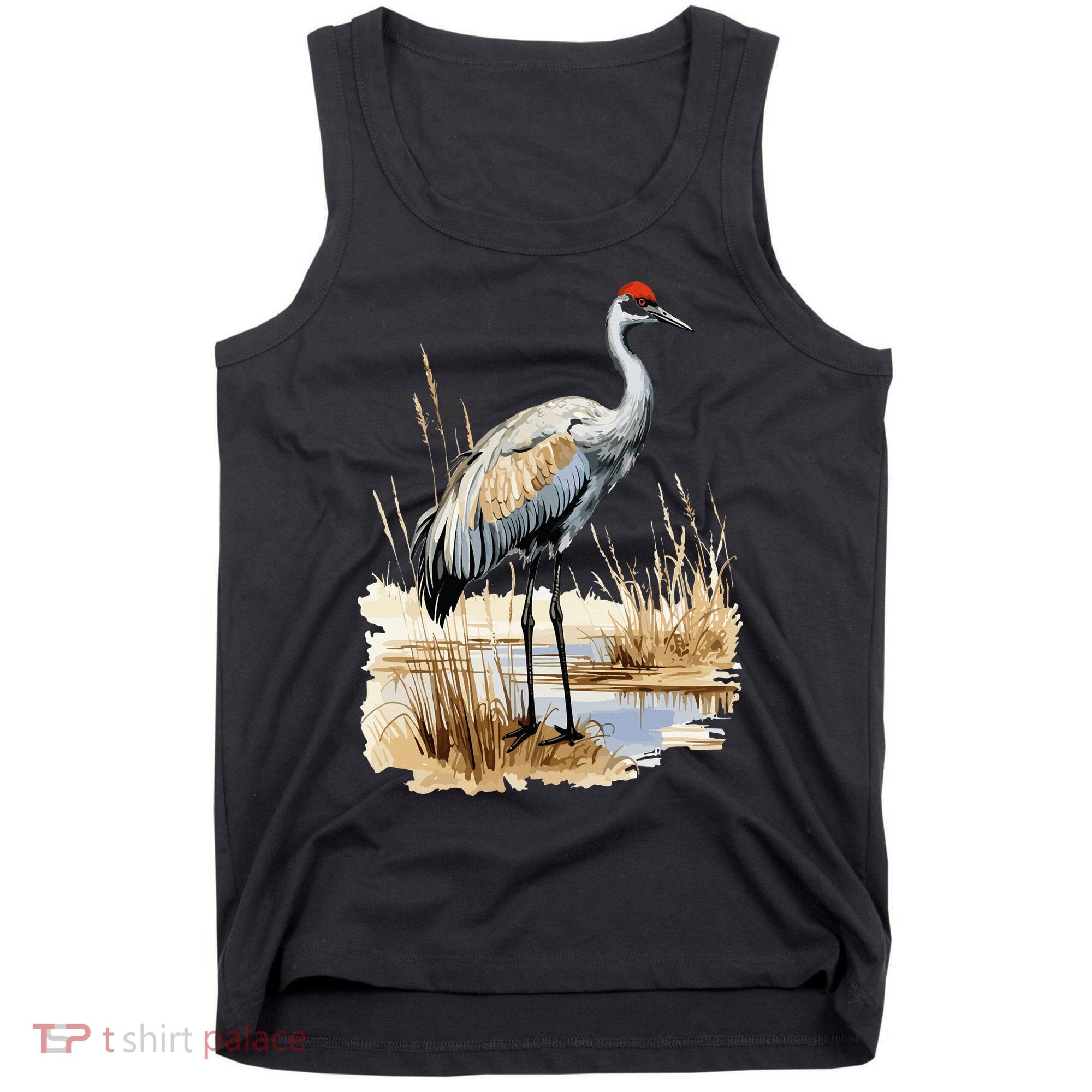 birding sandhill crane nebraska Sandhill cranes Tank Top