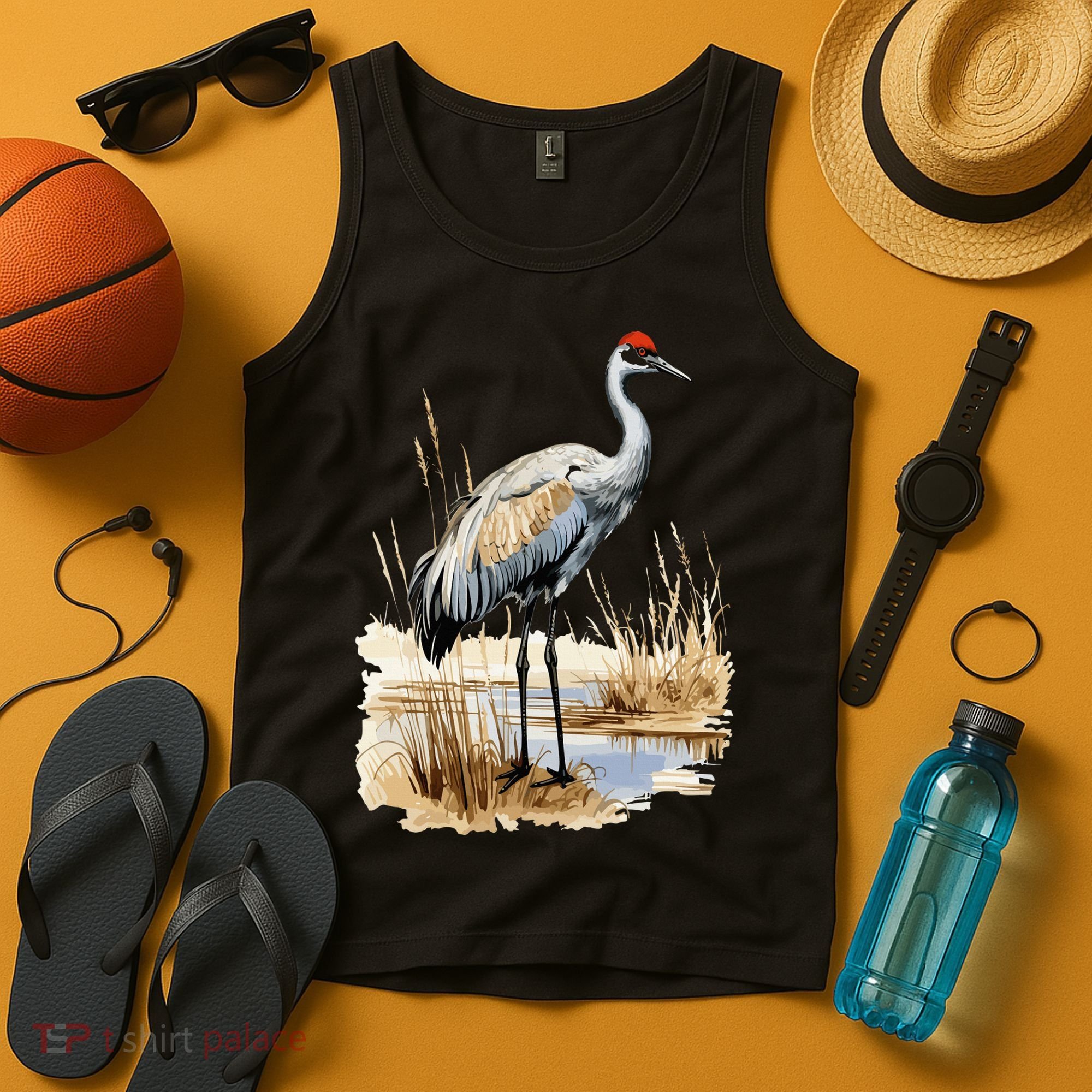 birding sandhill crane nebraska Sandhill cranes Tank Top