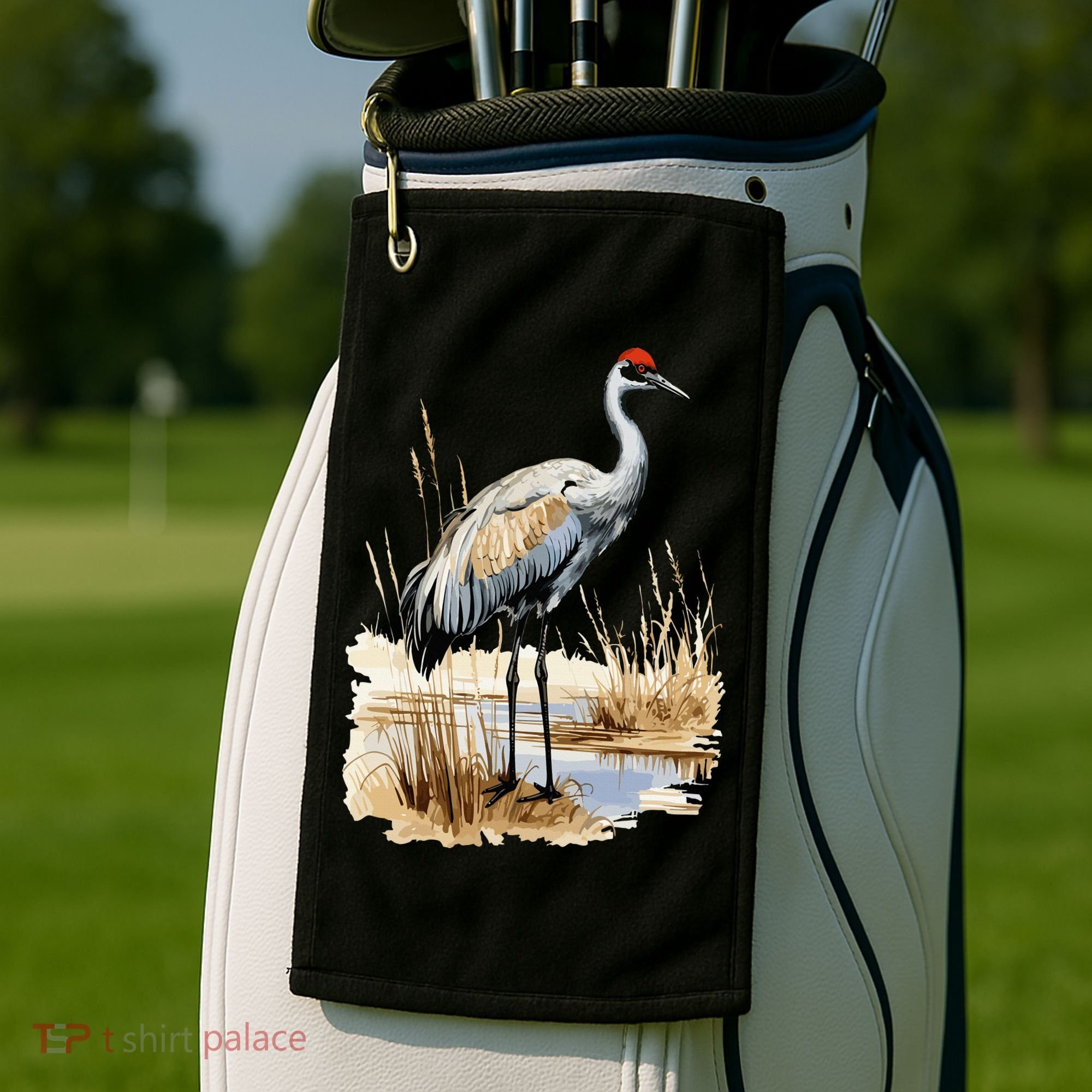 birding sandhill crane nebraska Sandhill cranes Golf Towel
