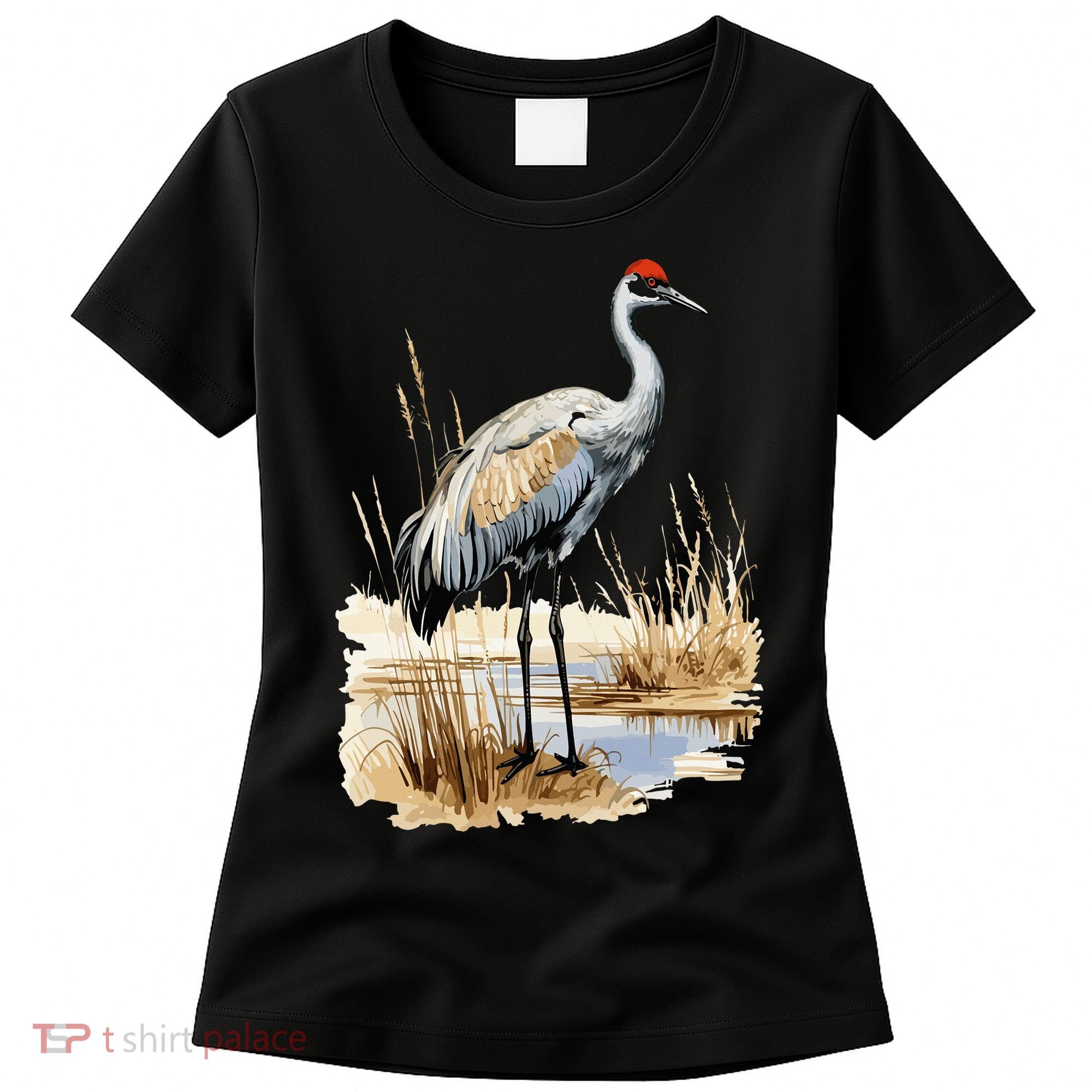 birding sandhill crane nebraska Sandhill cranes Women's T-Shirt